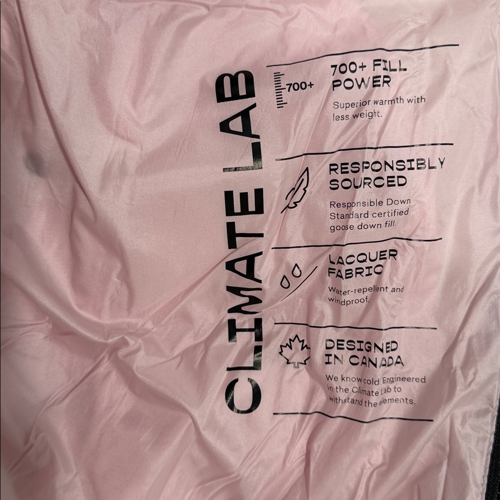 Aritzia Super puff light  Pink - not worn before size L - Picture 5 of 9
